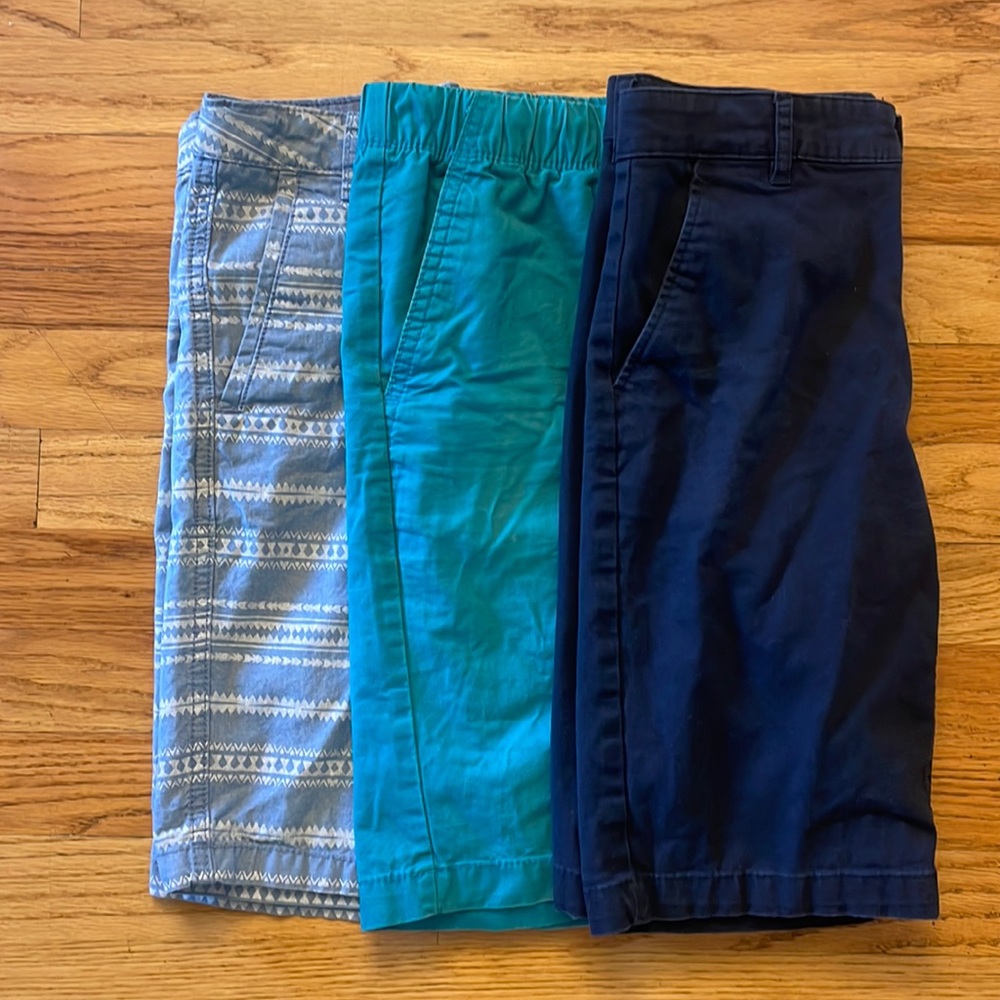 Boys khaki shorts 3 pair